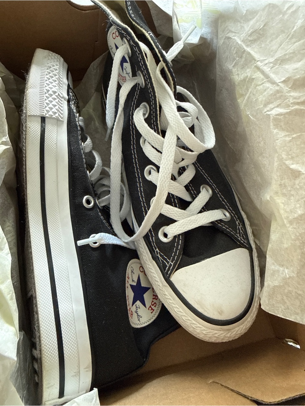 ADULTS' CONVERSE CHUCK TAYLOR ALL STAR CANVAS HI SNEAKERS - Picture 1 of 3